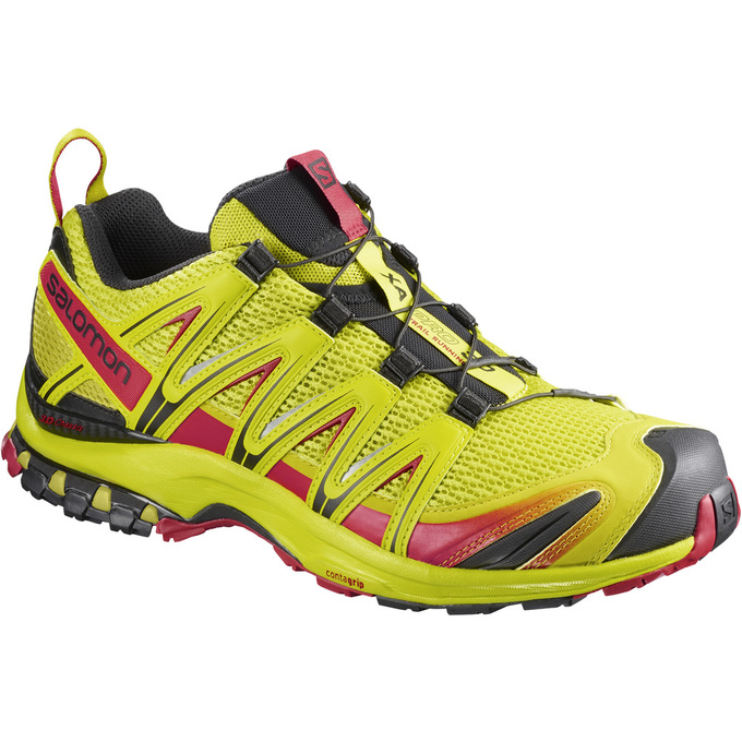 Salomon Israel XA PRO 3D - Mens Trail Running Shoes - Yellow (ARCU-25697)